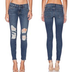 FRAME Le Skinny de Jeanne Destroyed Jean Seville